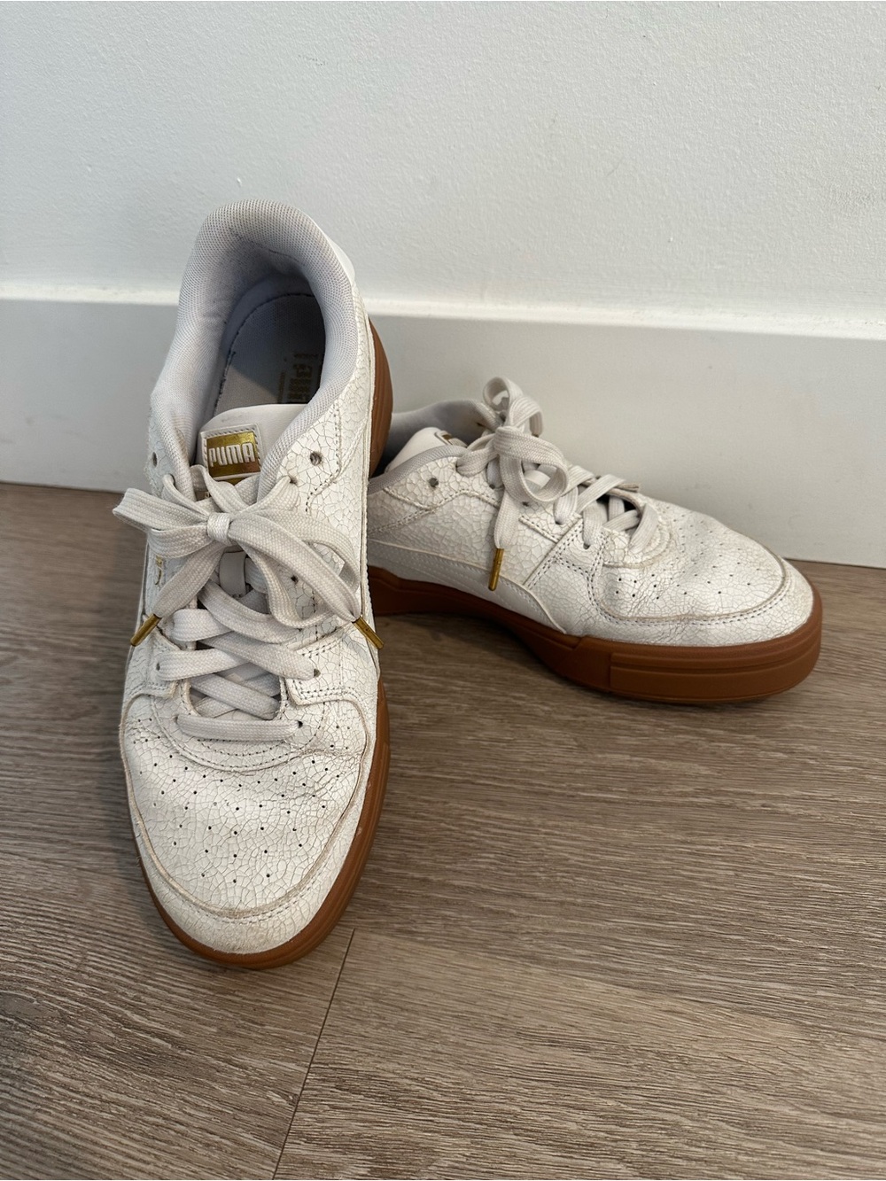 Puma CA PRO HERITAGE 'WHITE GUM GOLD' Crackle